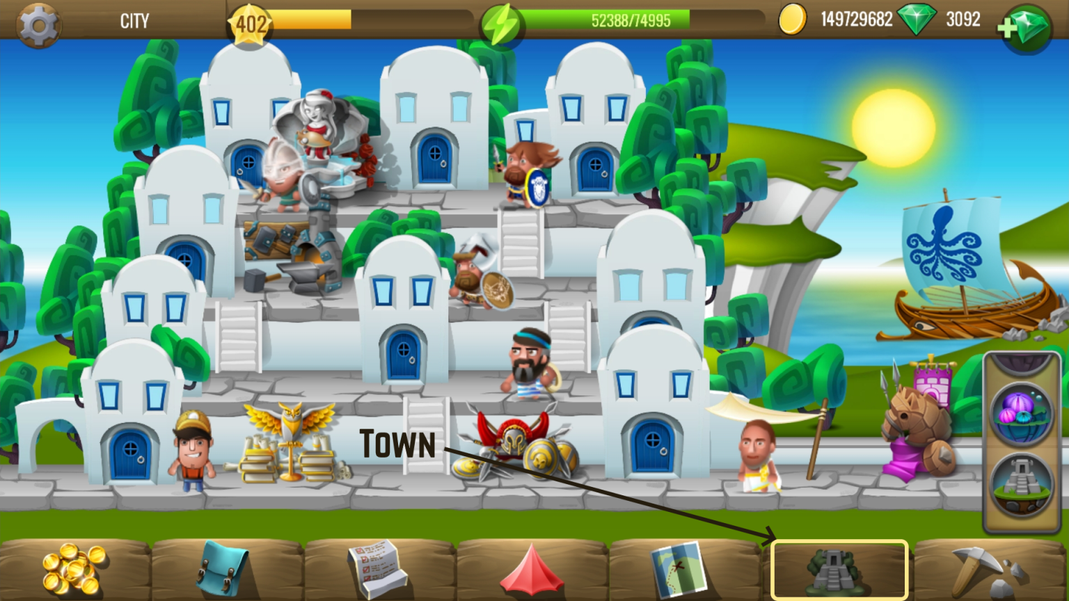 Athens Town Mobile Version