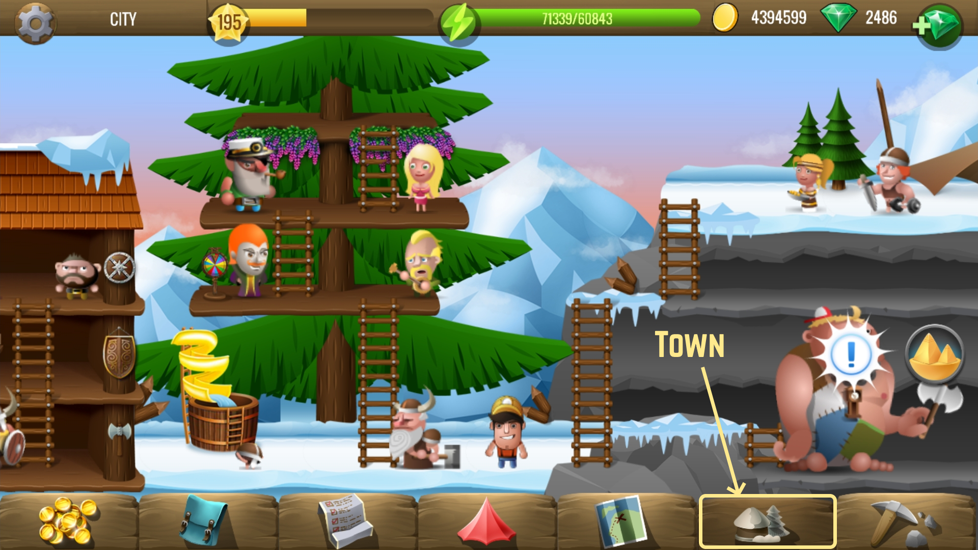 Fjordheim Town Mobile Version