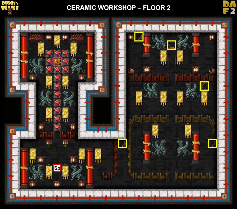 Ceramic Workshop Map 2