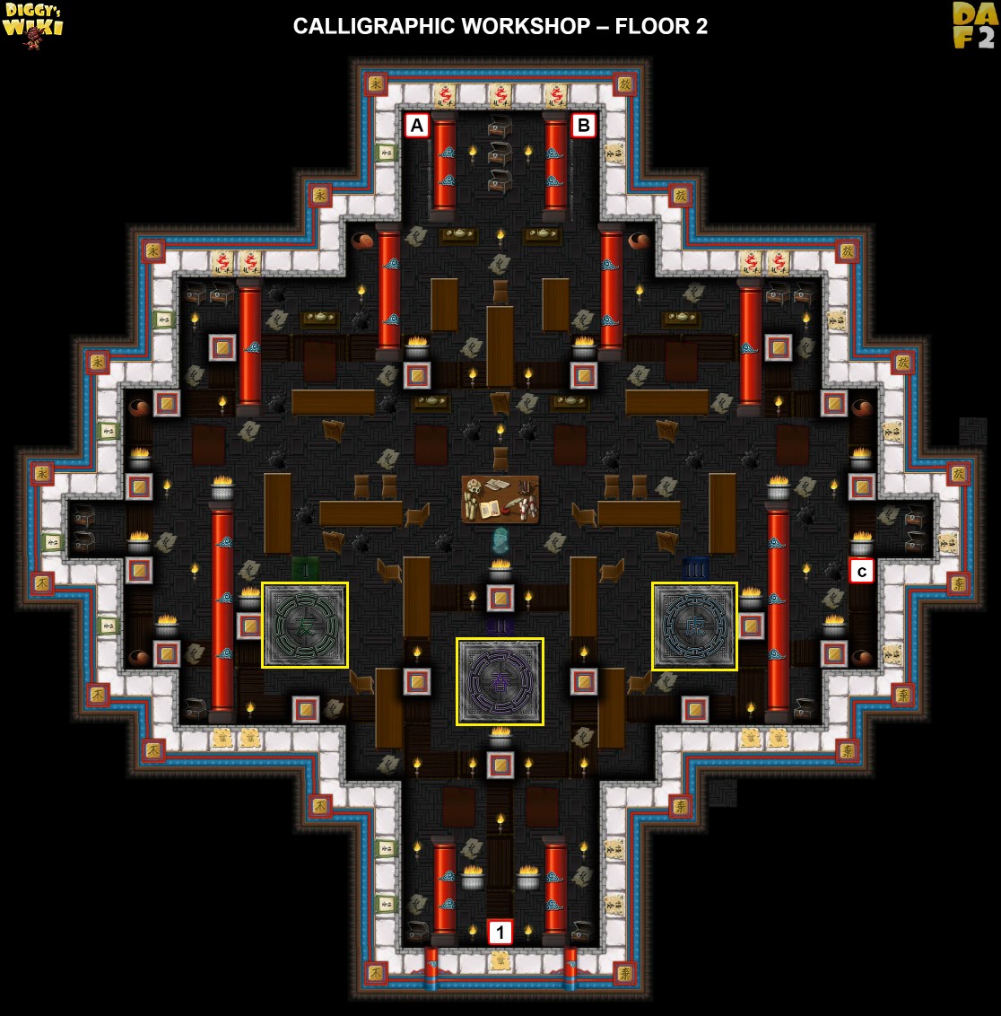 Calligraphic Workshop Map 2