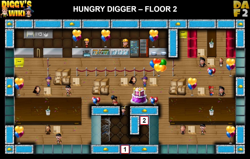 Hungry Digger Map 1