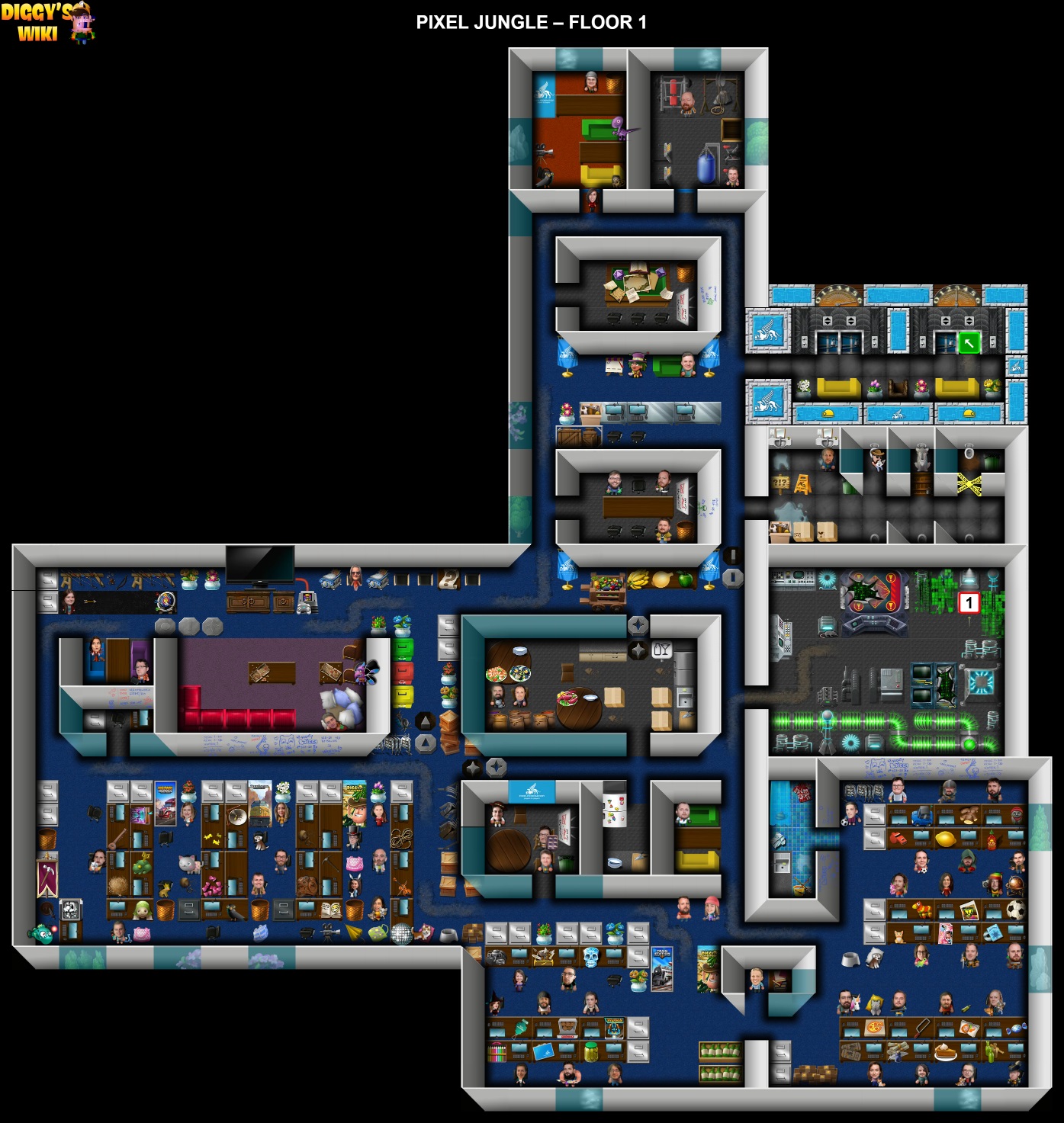 Pixel Jungle Map 0