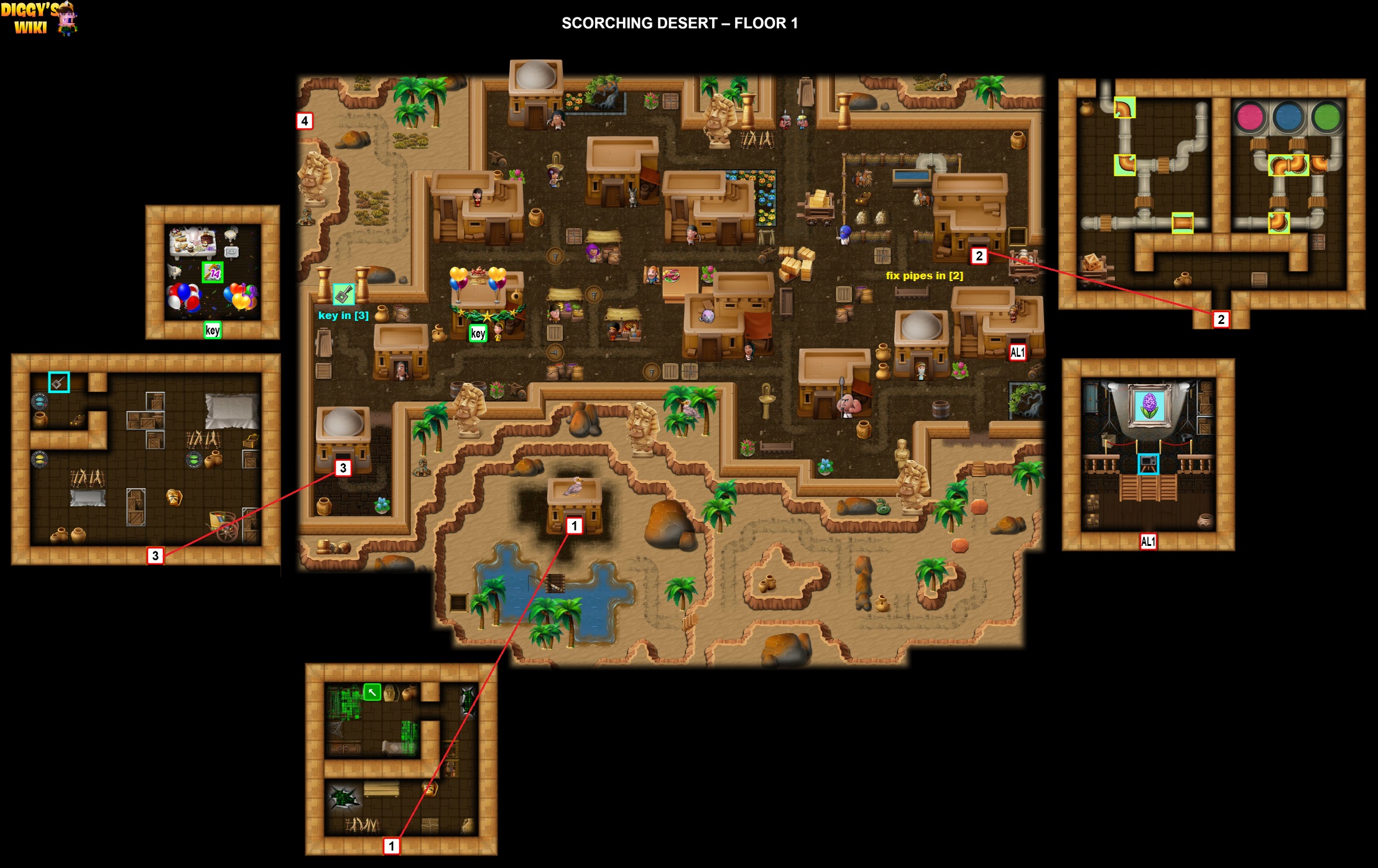 Scorching Desert Map 0