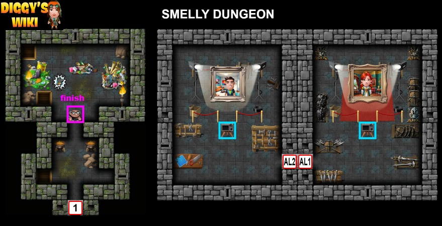 Smelly Dungeon Map 1