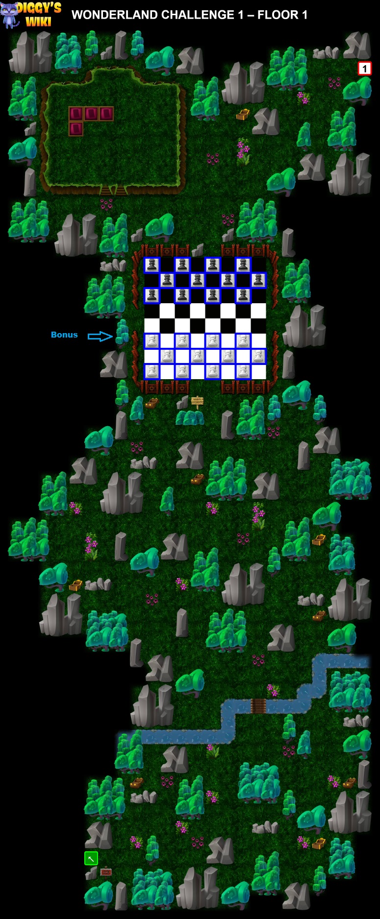 Wonderland Challenge 1 Map 0