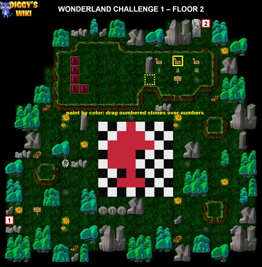 Wonderland Challenge 1 Map 1