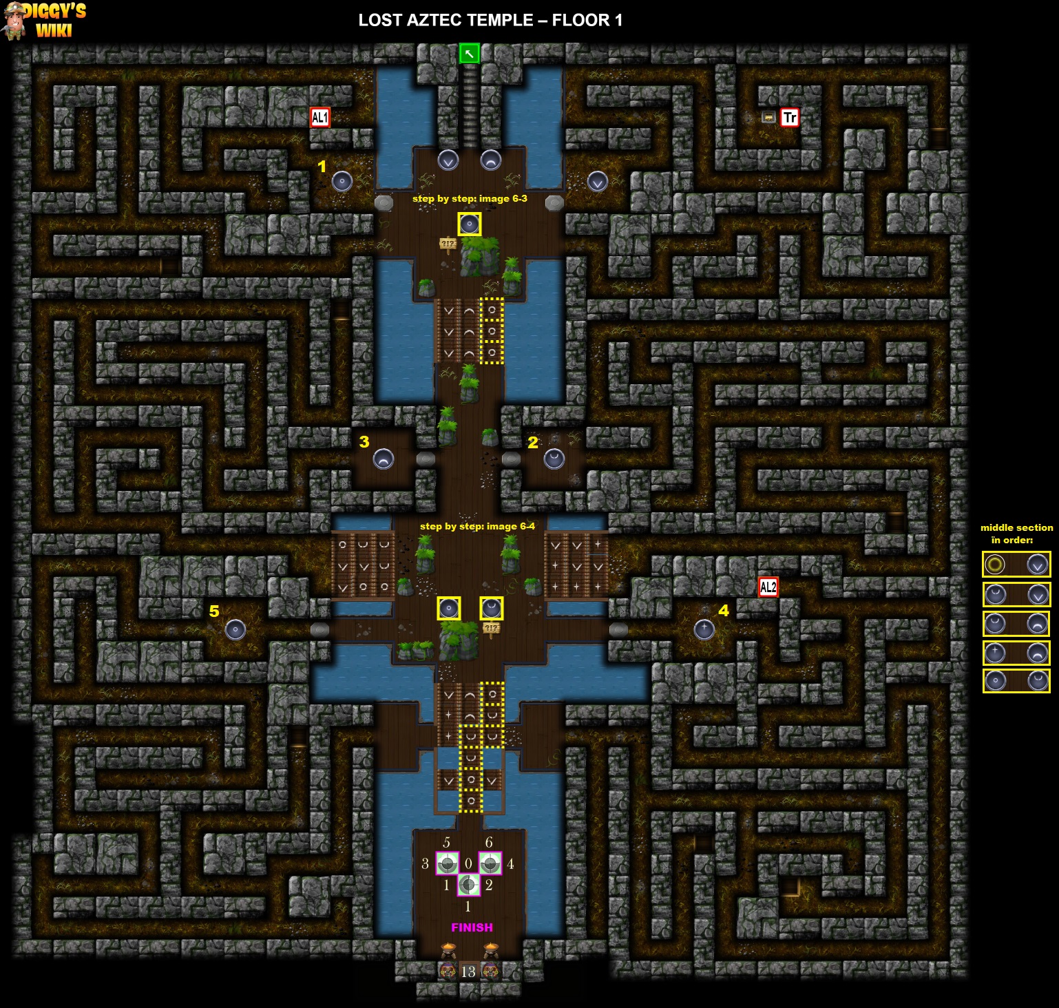 Lost Aztec Temple Map 0
