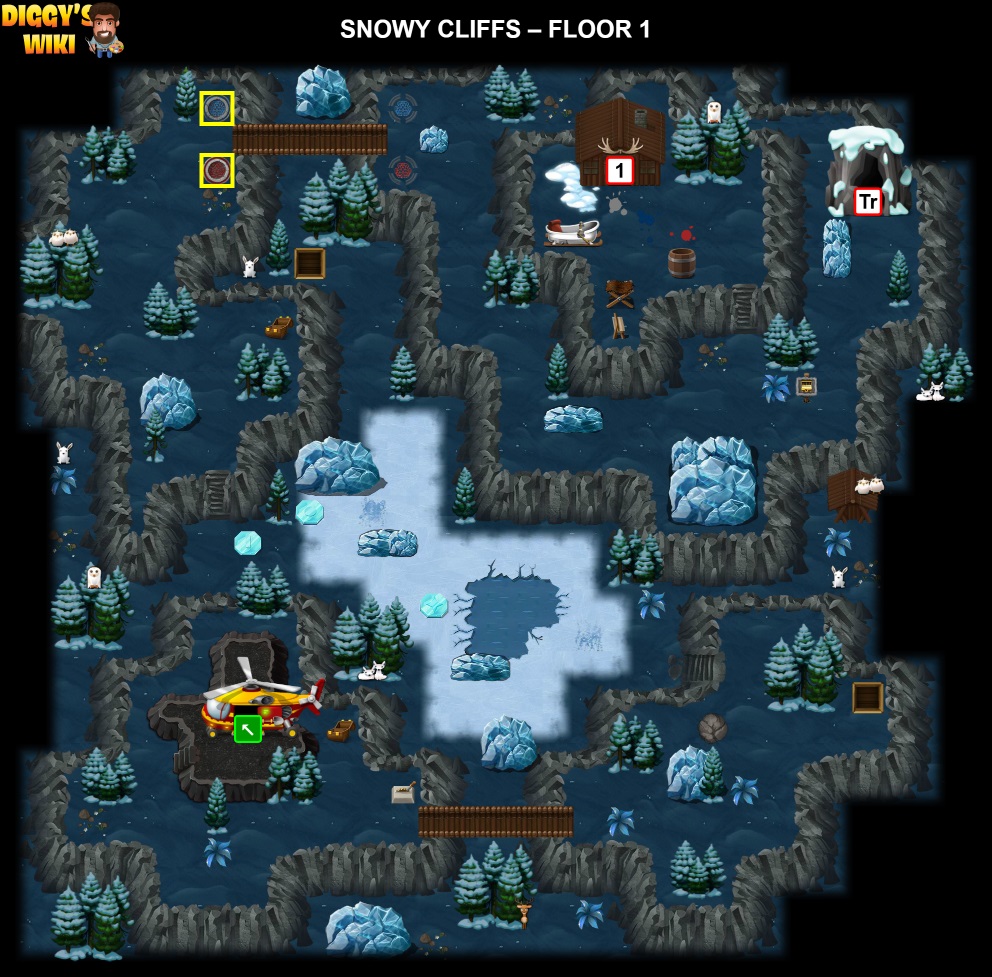 Snowy Cliffs Map 0