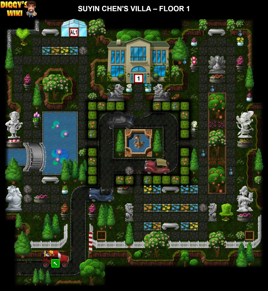 Suyin Chen's Villa Map 0