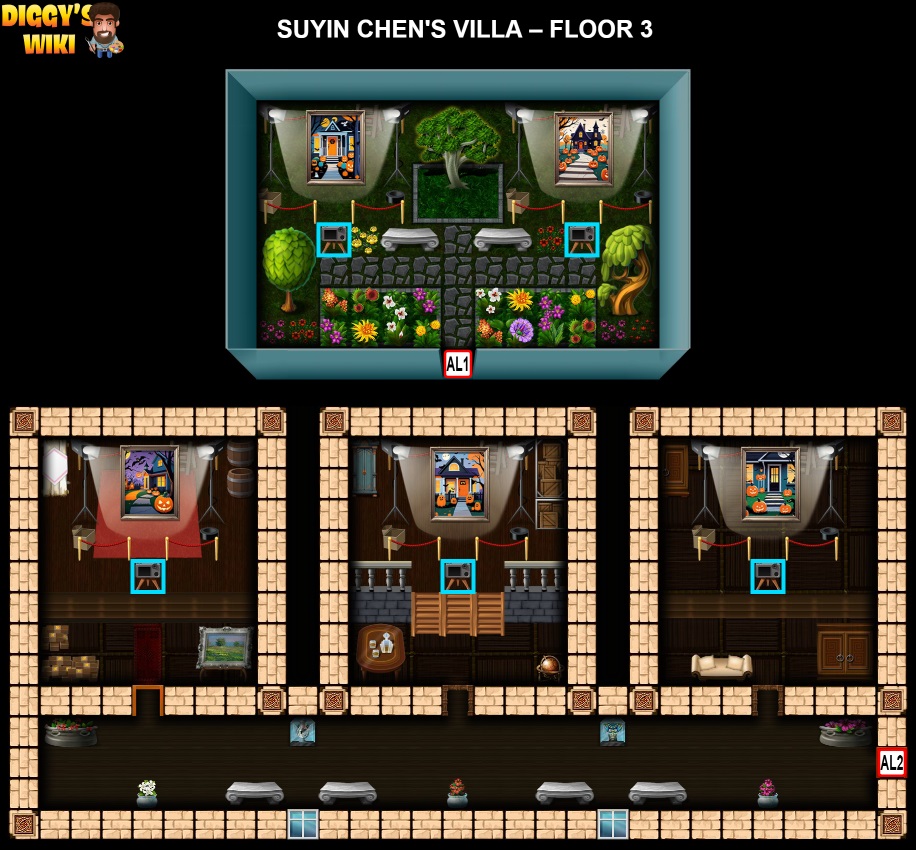 Suyin Chen's Villa Map 2