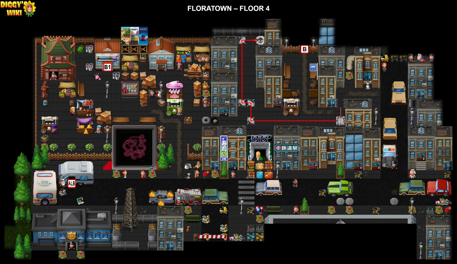 Floratown Map 3