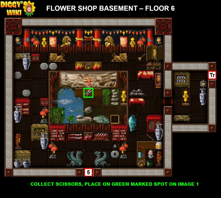 Flower Shop Basement Map 5