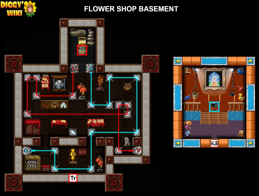 Flower Shop Basement Map 6