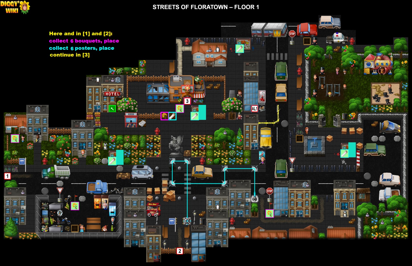 Streets Of Floratown Map 0