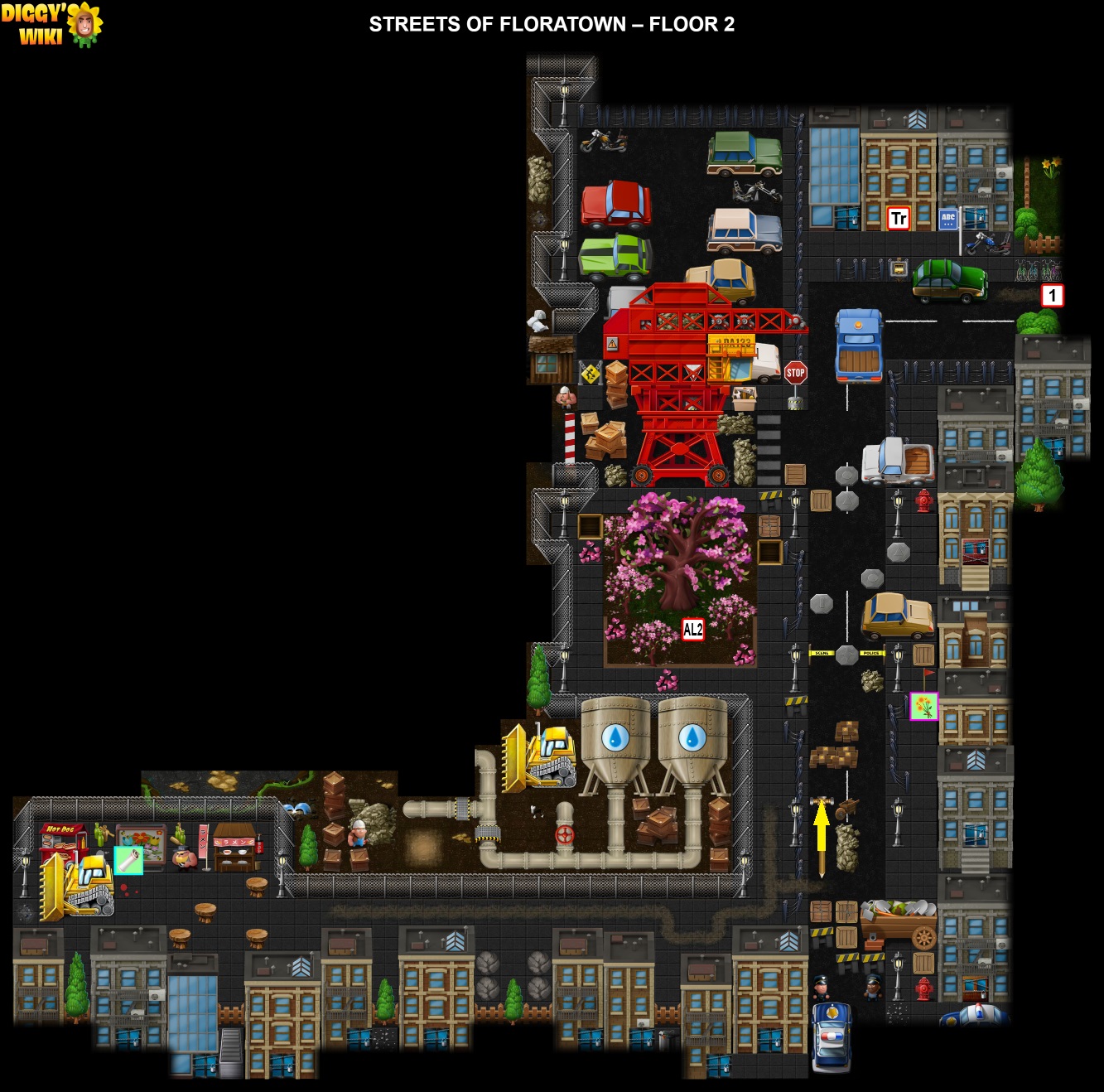 Streets Of Floratown Map 1