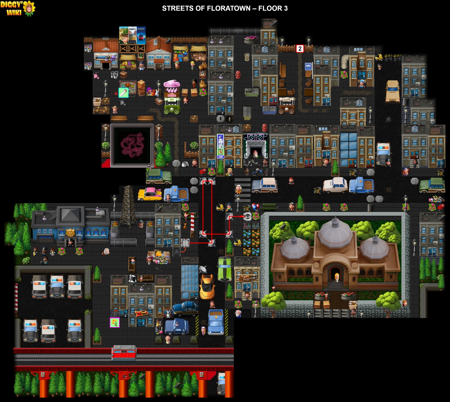 Streets Of Floratown Map 2