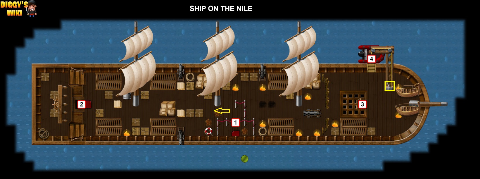 Ship On The Nile Map 1