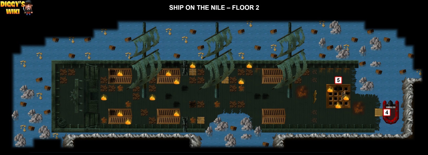 Ship On The Nile Map 3