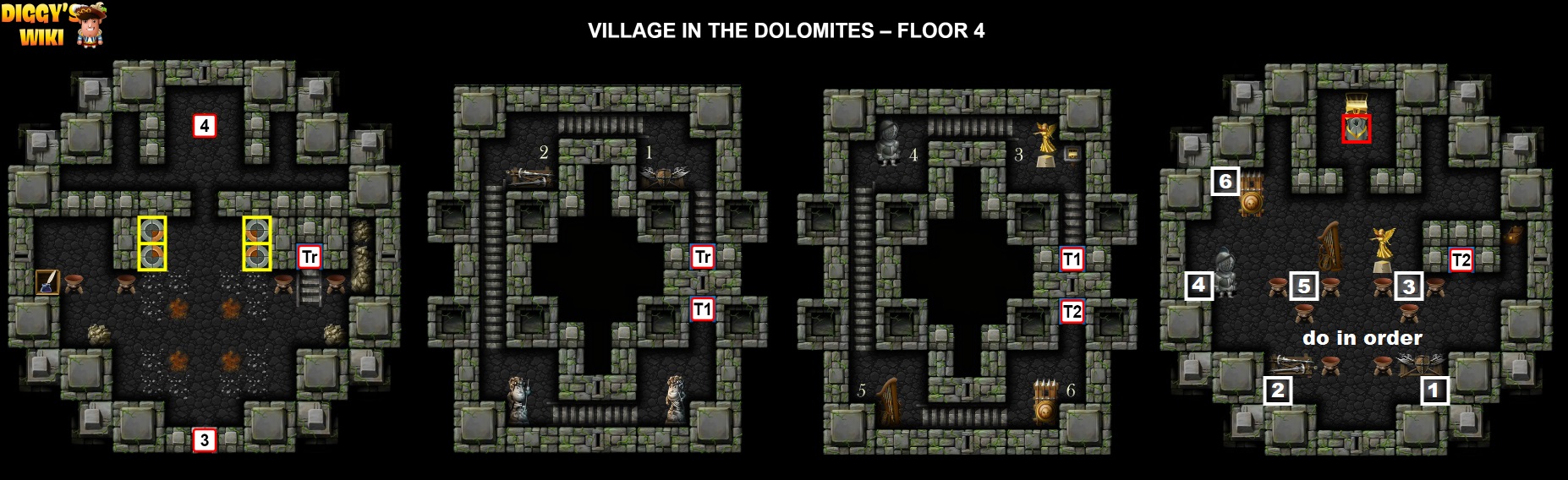 Village In The Dolomites Map 3