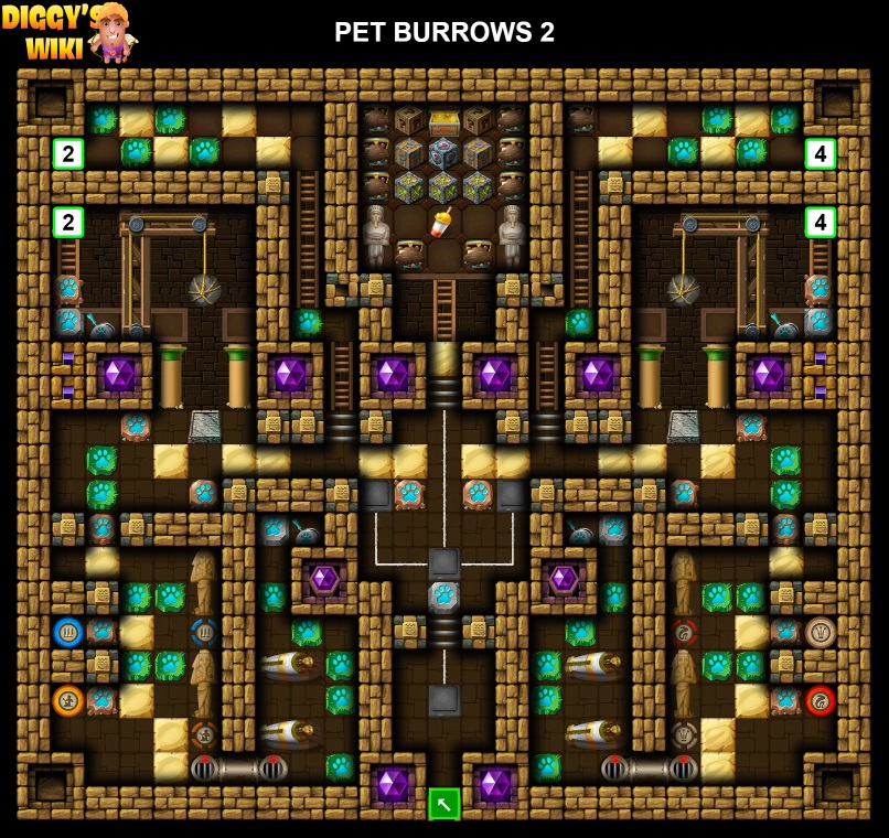 Pet Burrows 2 Map 1