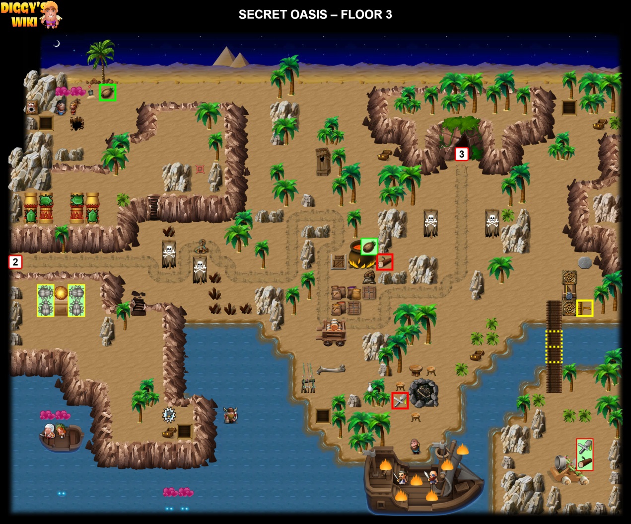 Secret Oasis Map 2