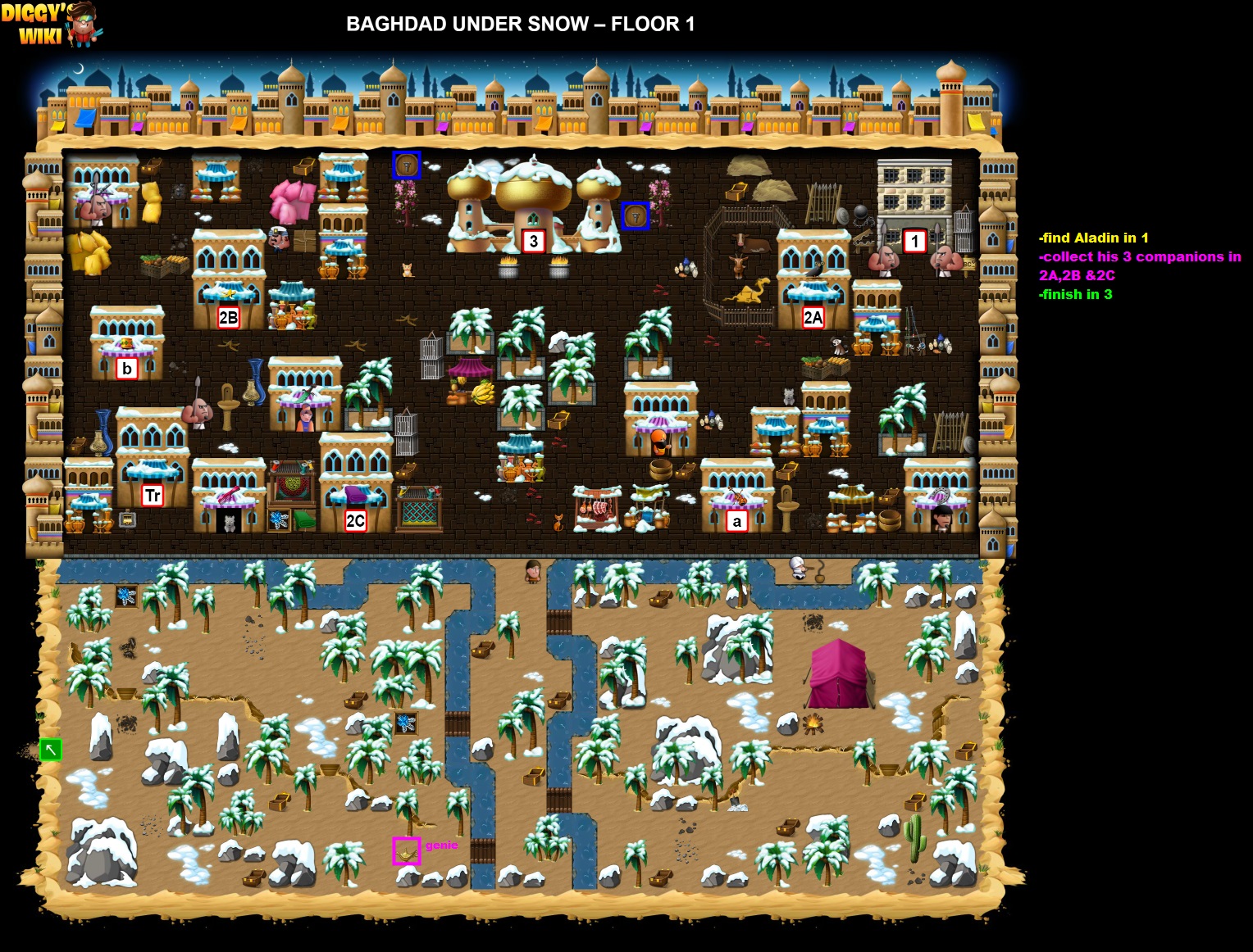 Baghdad Under Snow Map 0