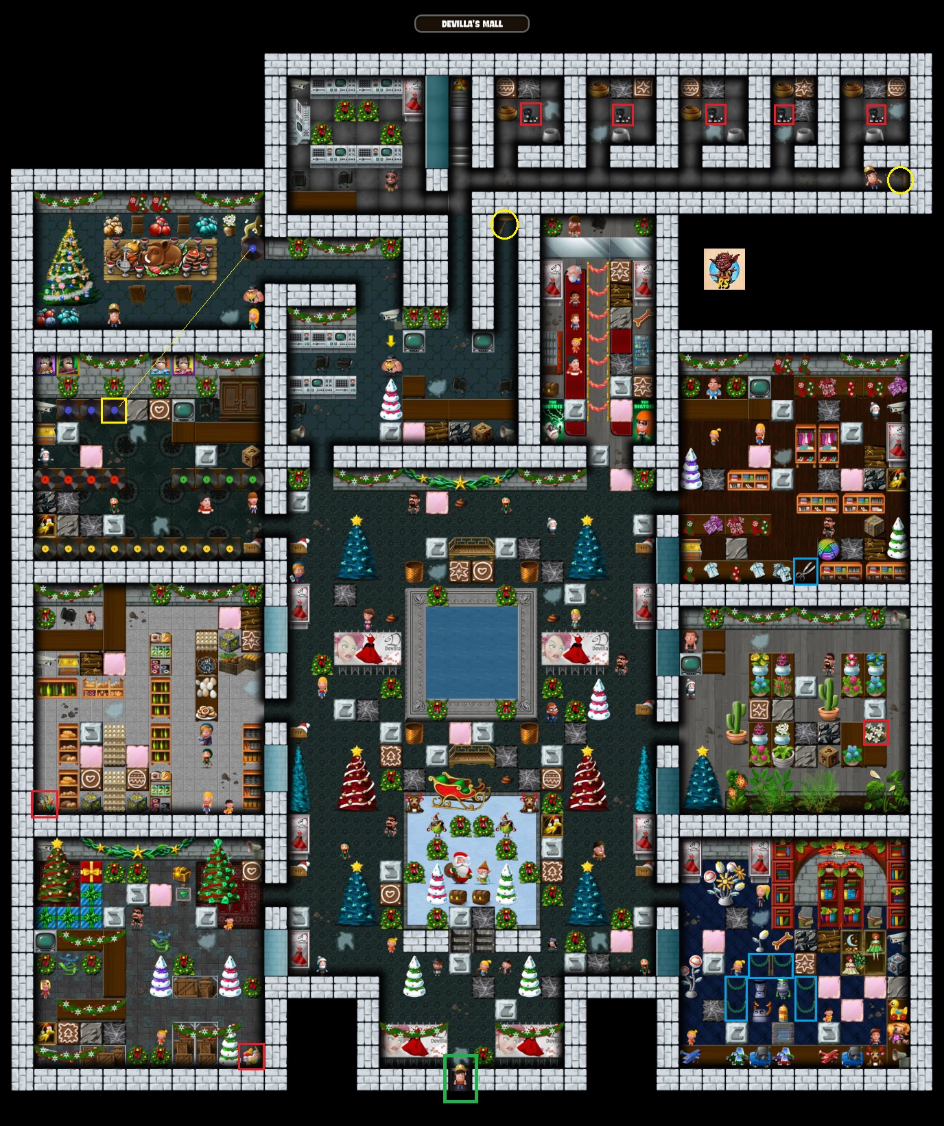 Devilla's Mall Map 0
