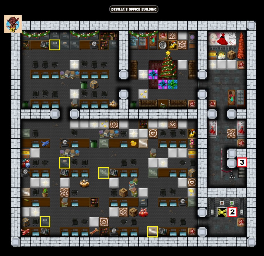 Devilla's Office Building Map 2