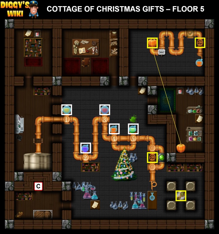 Cottage Of Christmas Gifts Map 4