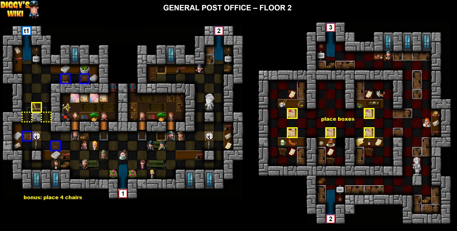 General Post Office Map 1