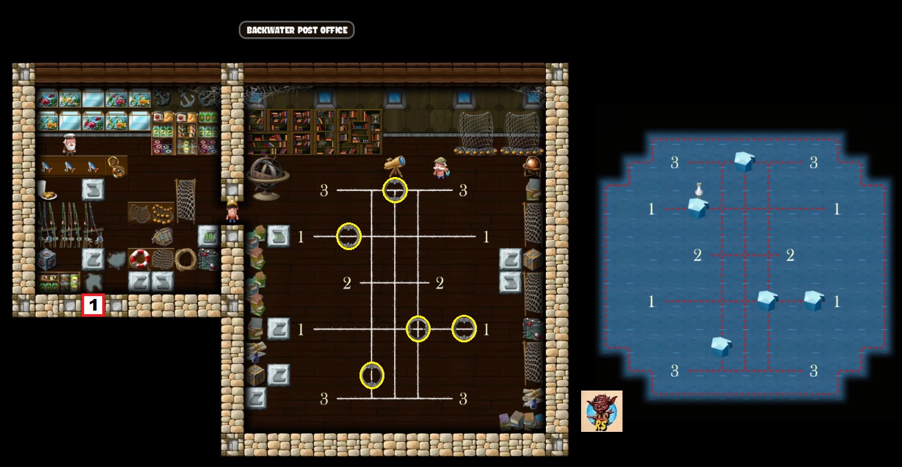 Backwater Post Office Map 1