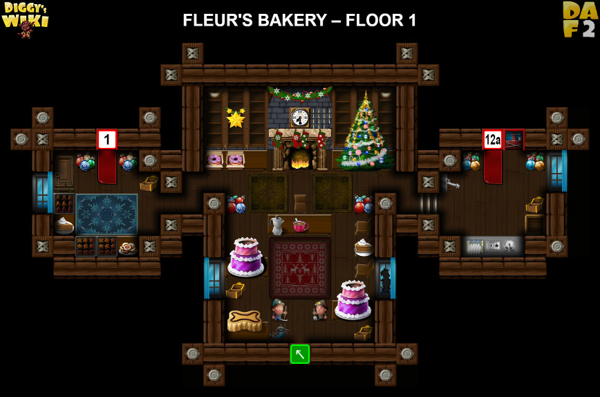 Fleur's Bakery Map 0
