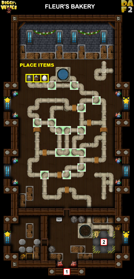 Fleur's Bakery Map 1