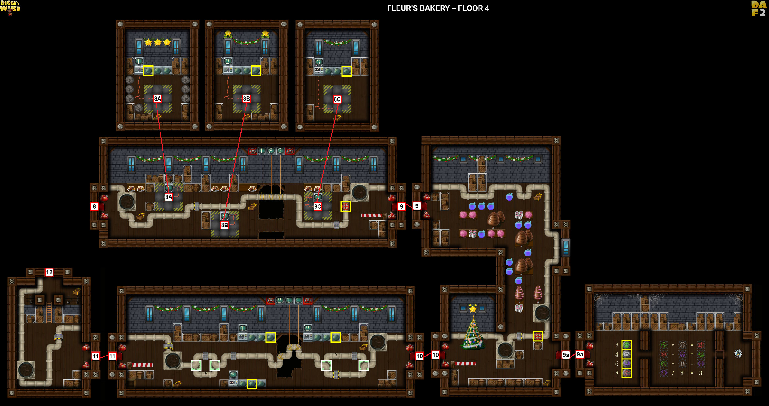 Fleur's Bakery Map 3