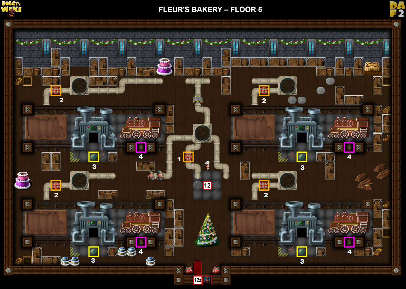 Fleur's Bakery Map 4