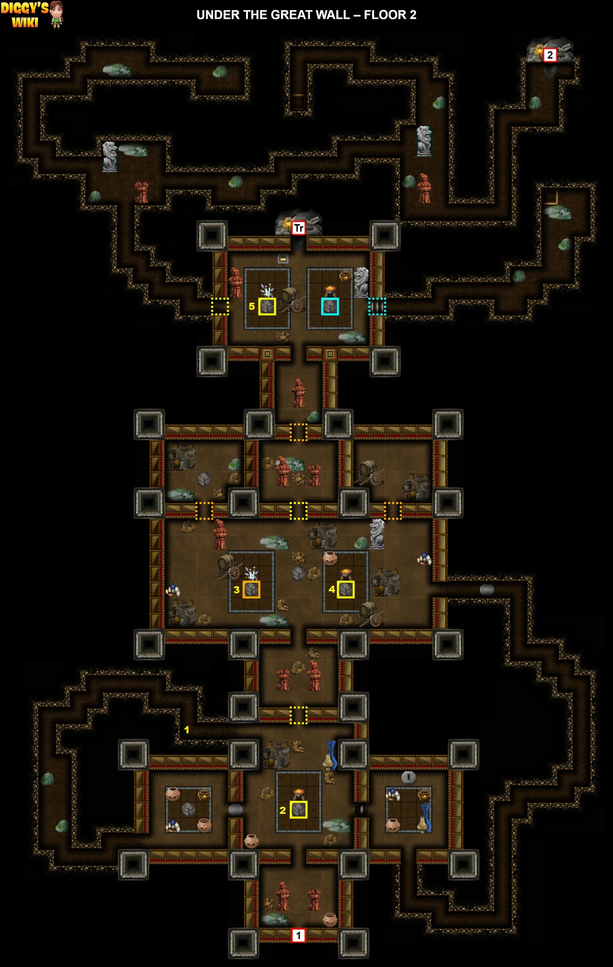 Under The Great Wall Map 1