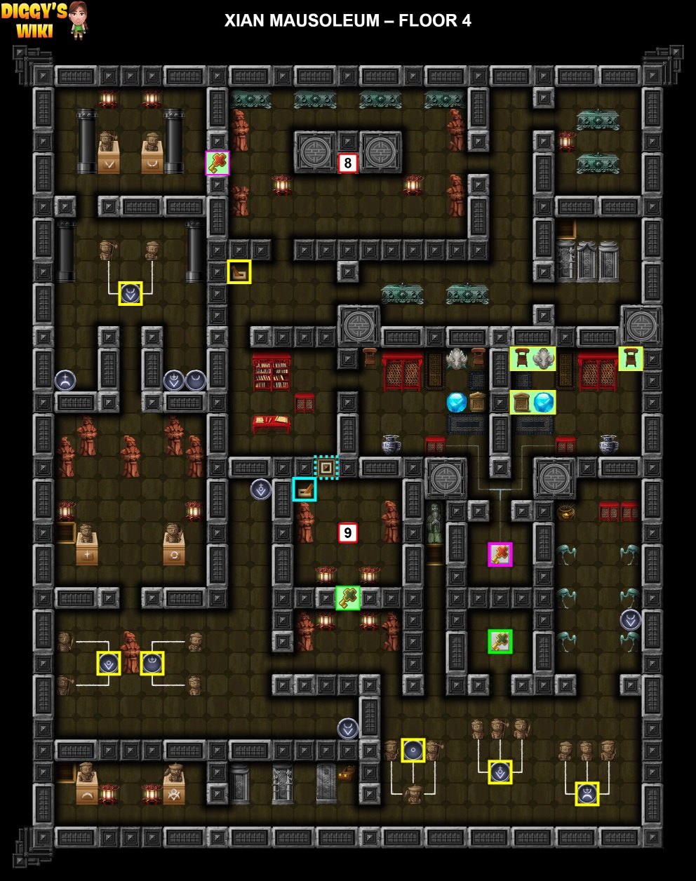 Xian Mausoleum Map 3