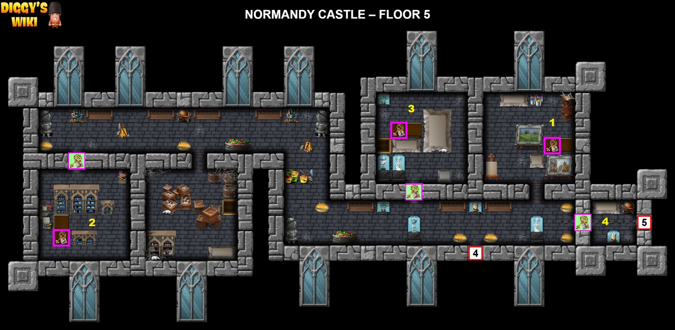 Normandy Castle Map 4