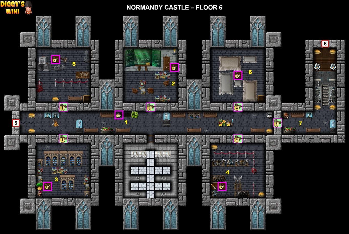 Normandy Castle Map 5