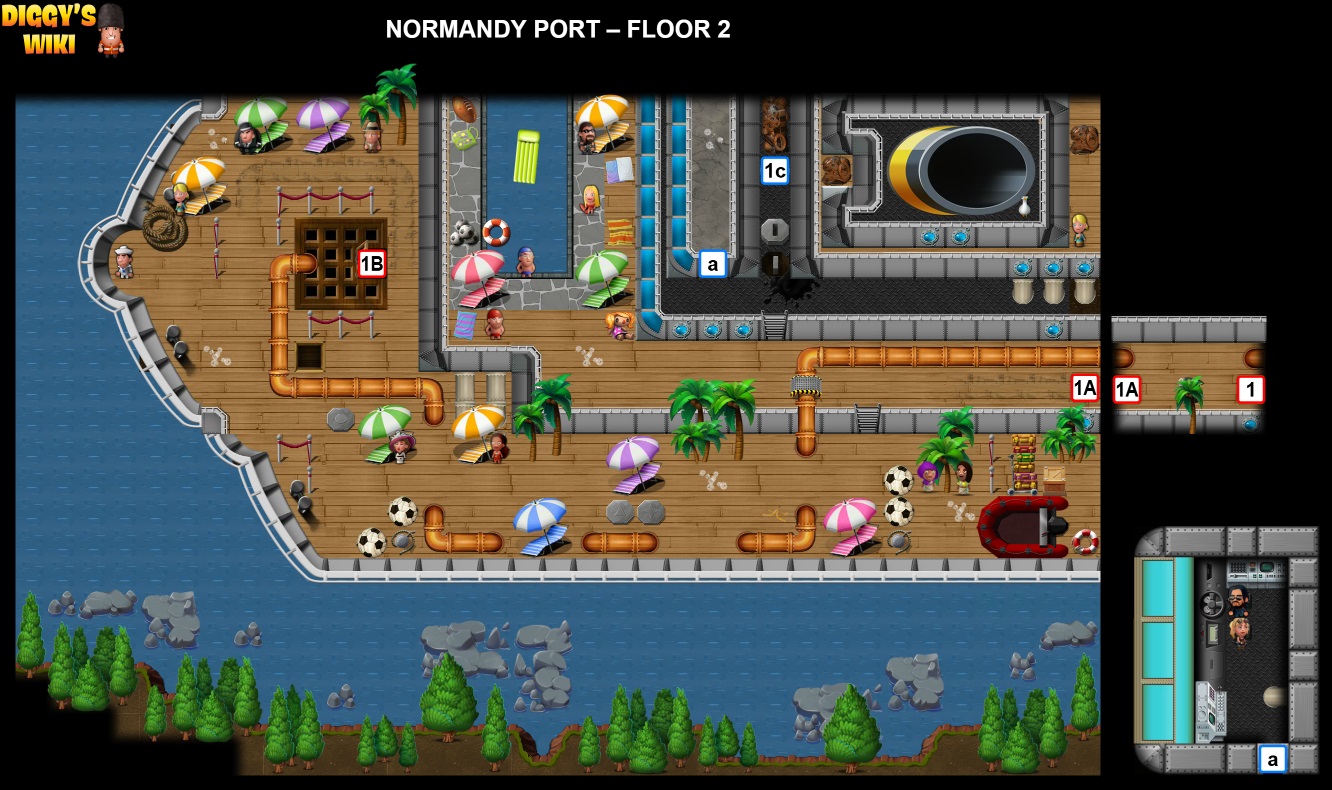Normandy Port Map 2