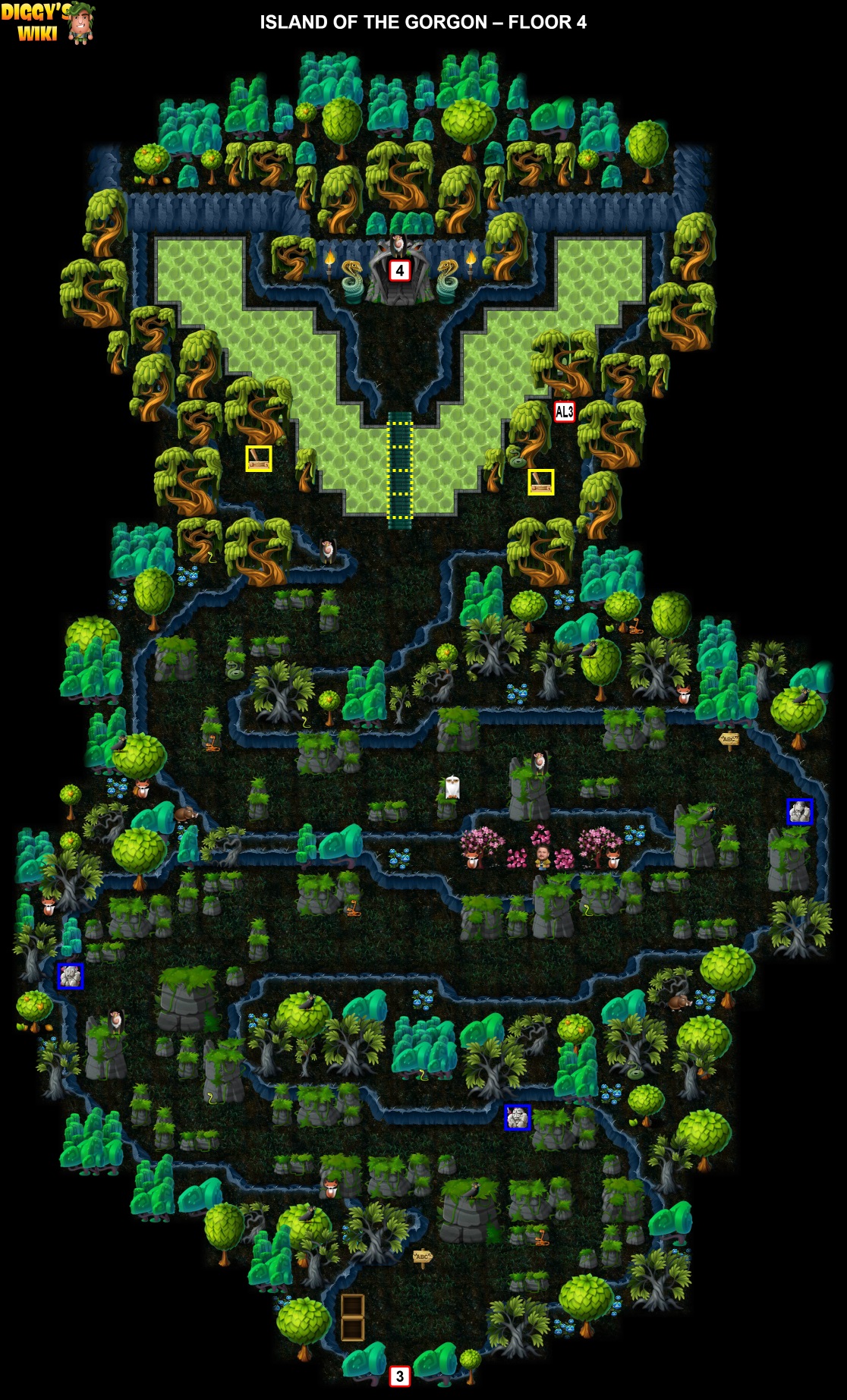 Island Of The Gorgon Map 3