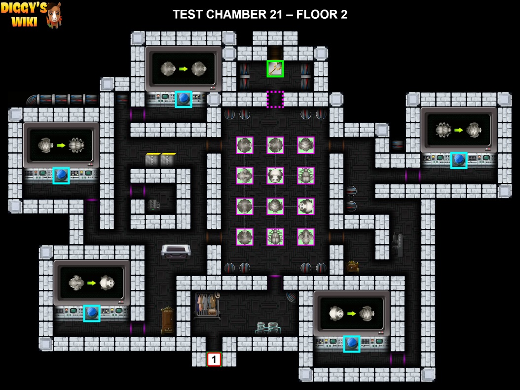 Test Chamber 21 Map 1