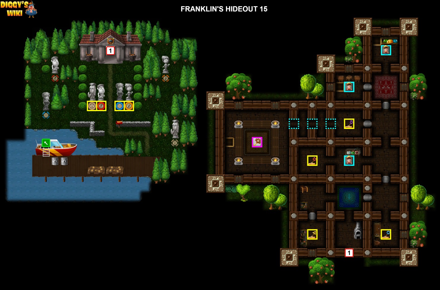 Franklin's Hideout 15 Map 0