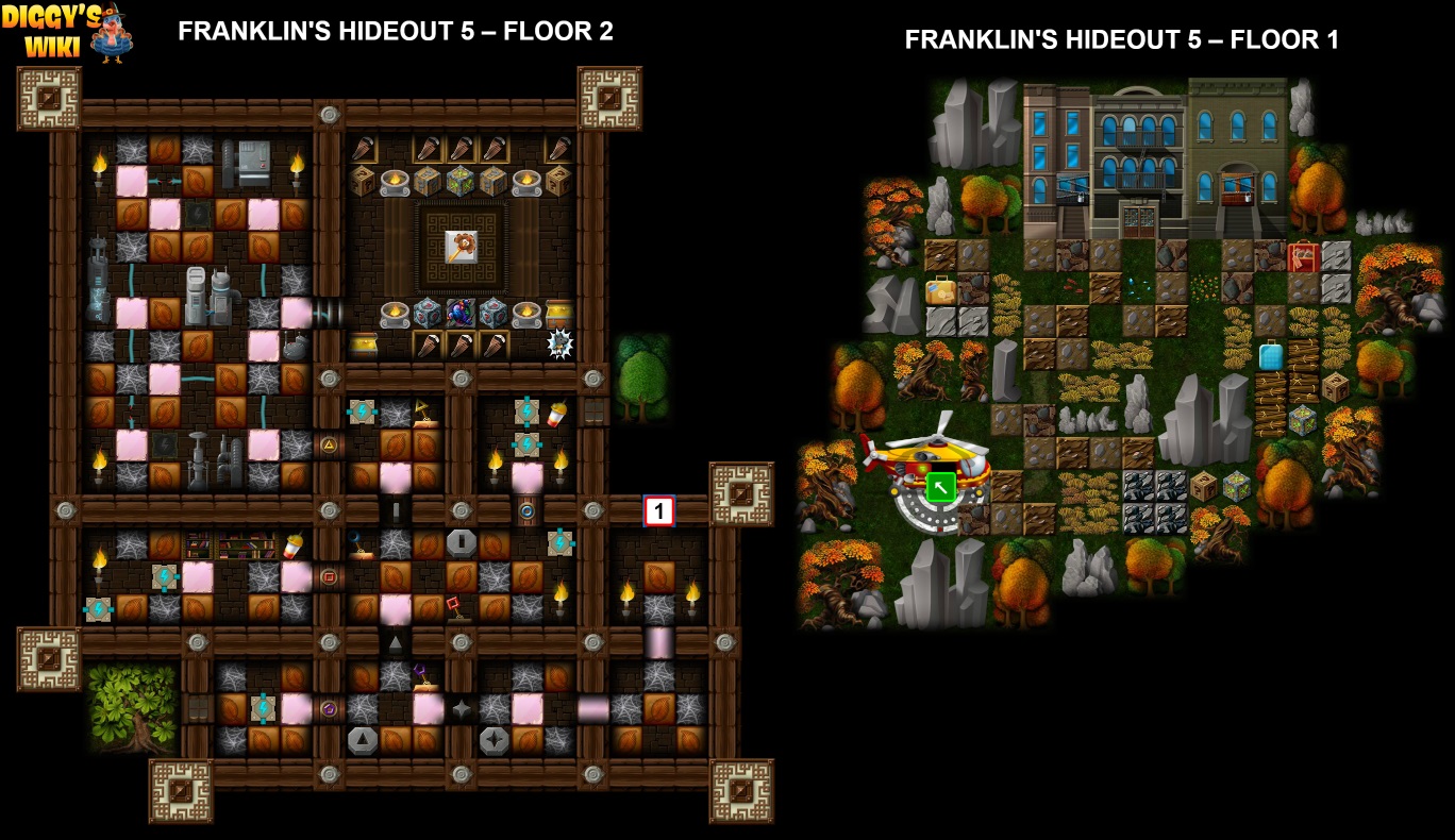 Franklin's Hideout 5 Map 1