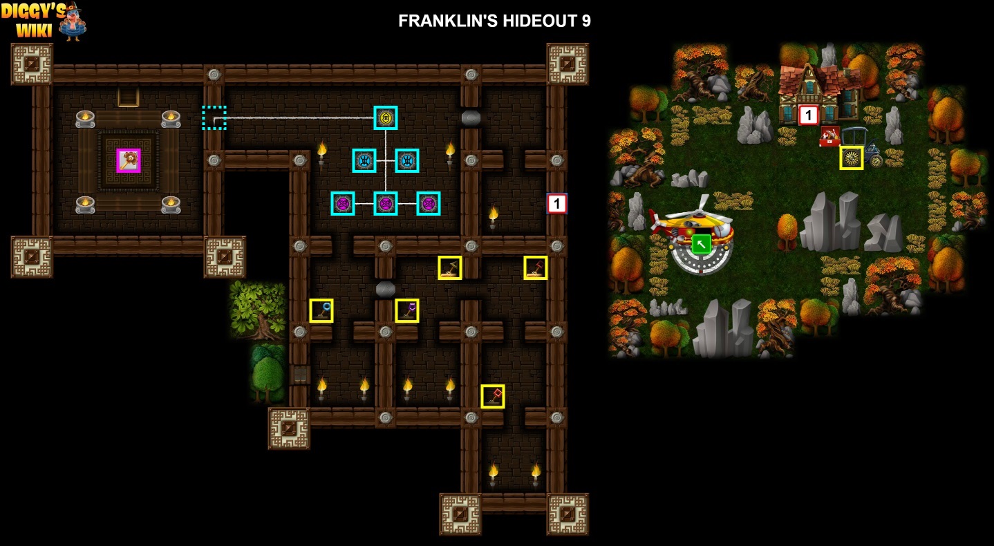 Franklin's Hideout 9 Map 0
