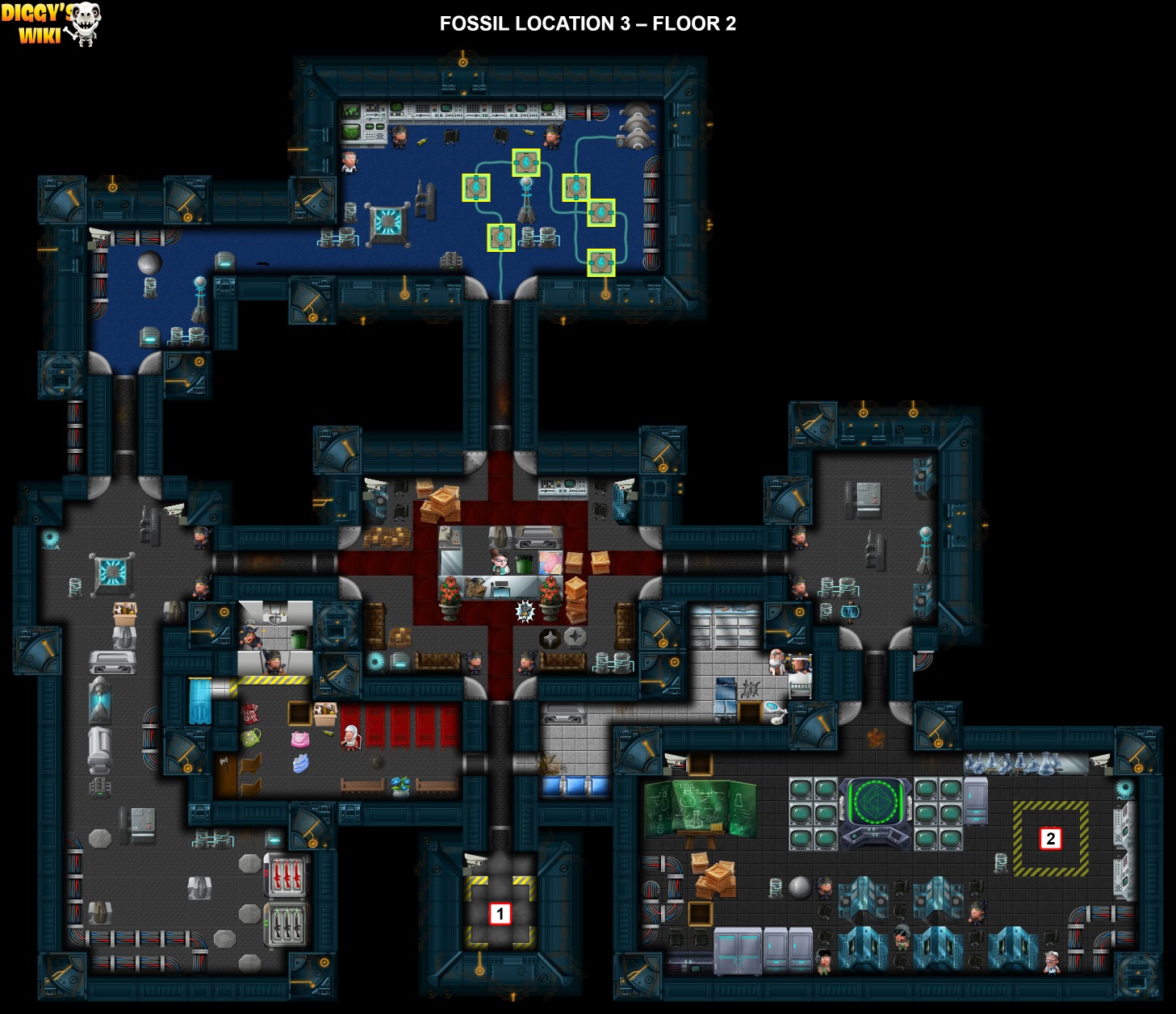 Fossil Location 3 Map 1