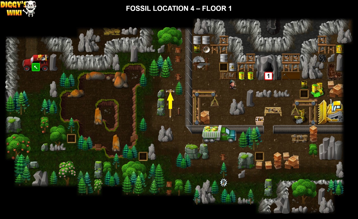 Fossil Location 4 Map 0