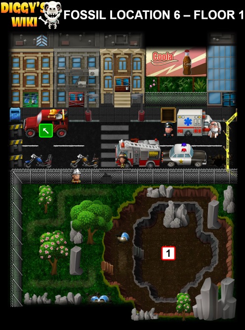 Fossil Location 6 Map 0