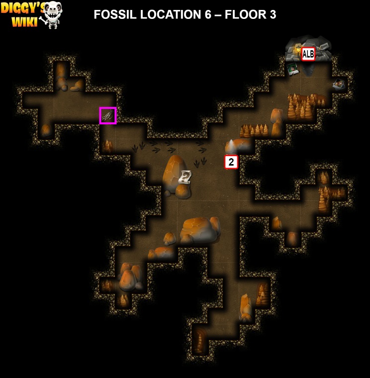 Fossil Location 6 Map 2