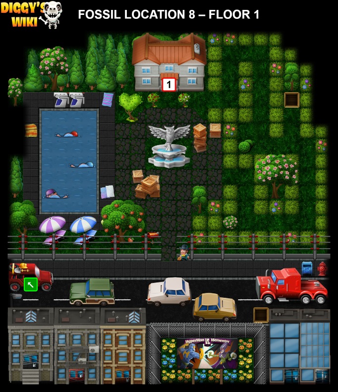 Fossil Location 8 Map 0